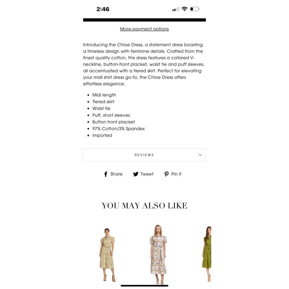 TAYLOR TILLMAN CHLOE DRESS GREEN VINE small NWOT - Picture 5 of 5